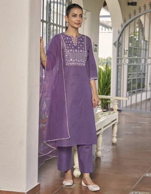 Skylee Women Kurta Pant Dupatta Set