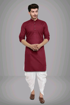 TRUST OUS Men Kurta Dhoti Set