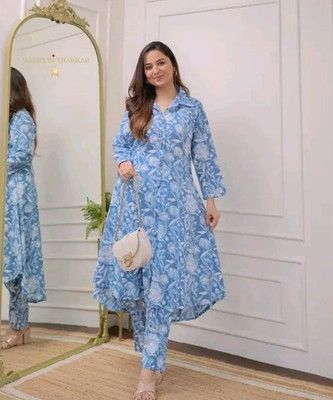 TREADMO Women Kurti Pant Set