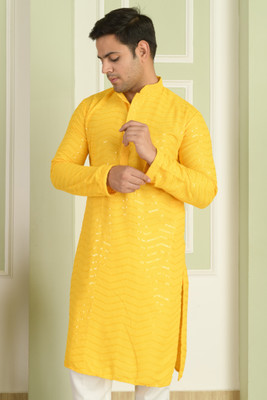 BEXARIO Men Kurta Pyjama Set