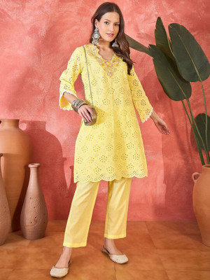 Sri Balaji Collections Women Ethnic Top Pant Set