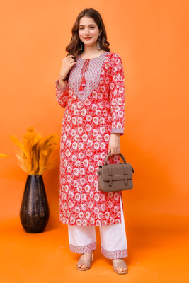 Tibra Attire Women Kurti Pant Set