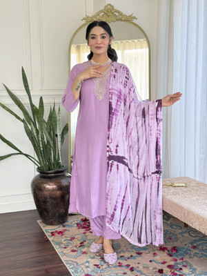THE52 Women Kurta Pant Dupatta Set