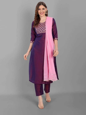 SUBH LAXMI Women Kurta Pant Dupatta Set