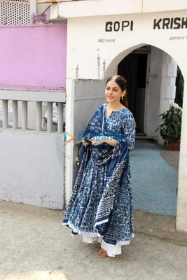 HandBlock Women Kurta Pant Dupatta Set