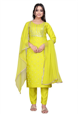 Zyra Creation Women Kurti Pant Dupatta Set