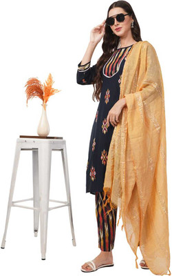 laveeza Women Kurti Pant Attached Dupatta Set