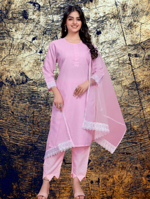 RUTSH CREATION Women Kurti Pant Dupatta Set