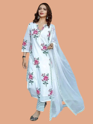 Texpa Fashion Women Ethnic Top Pyjama Set