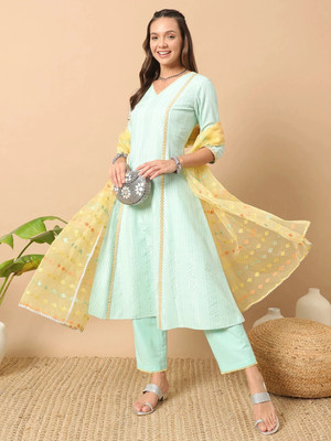 FIORRA Women Kurta Pant Dupatta Set