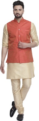 B BEN Men Kurta Pyjama Ethnic Jacket Set