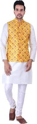 JEXI Men Kurta Pyjama Ethnic Jacket Set
