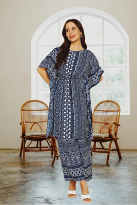 HouseOfCommon Women Kaftan Palazzo Set