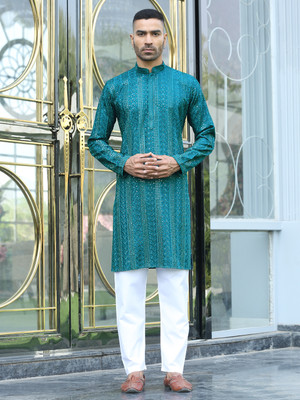 kraft india Men Kurta Pyjama Set