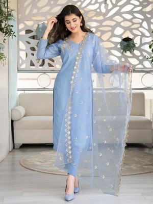 Piyuti Women Kurta Pant Dupatta Set