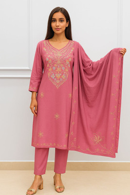 jevik fashion Women Kurti Pant Dupatta Set