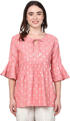 ANUSHIL Women Ethnic Top Pant Set