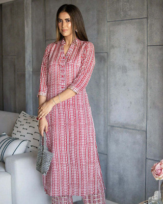 LOOKMARK Women Kurta Pant Set