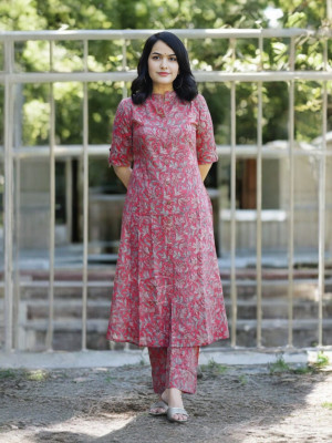 VAIDEV Top Palazzos Co-ords Set