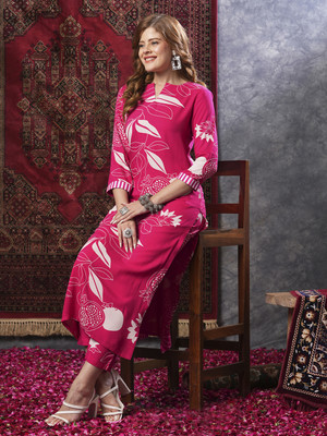 Aaghnya Fashion Women Kurta Pant Set