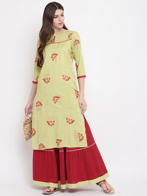 Stylum Women Kurta Skirt Set