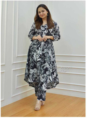 Absara Women Kurta Palazzo Set