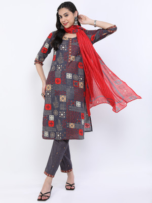 Vishudh Women Kurta Pant Dupatta Set