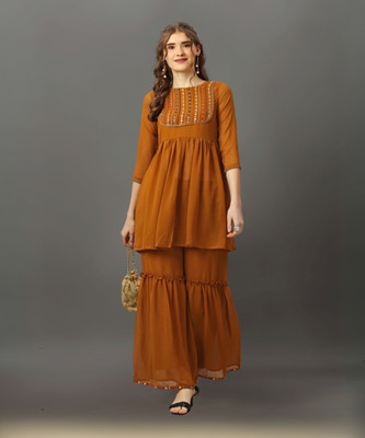 Imlie Women Kurta Sharara Set