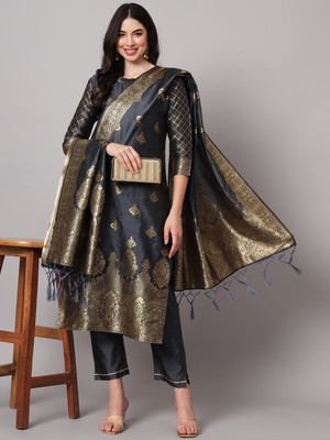 VredeVogel Women Kurta Pant Dupatta Set