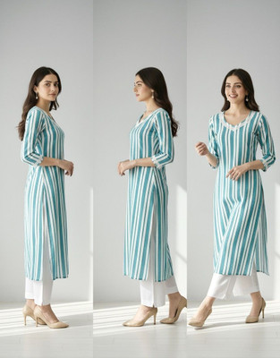 ETHNICCLOTHES Women Kurti Pant Set