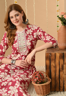 PRISCA Women Kurta Pant Set