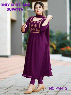 shiv creation Women Kurti Dupatta Set