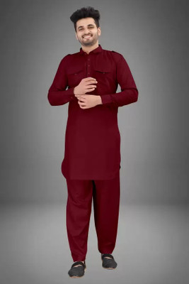 CHIRASVI Men Kurta Pyjama Set