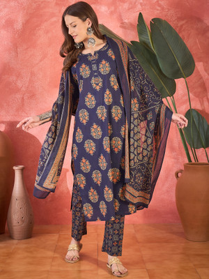 Vastramyaa Women Kurta Pant Dupatta Set