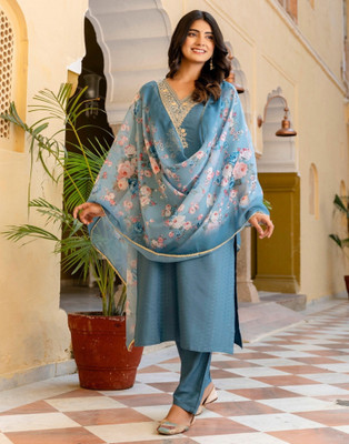 NAVLIK Women Kurta Pant Dupatta Set