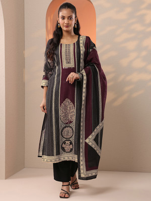 LIBAS Women Kurta Pant Dupatta Set