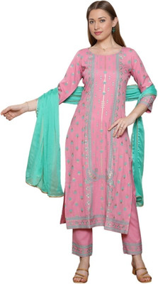 TRUE SHAPE Women Kurta Pant Dupatta Set