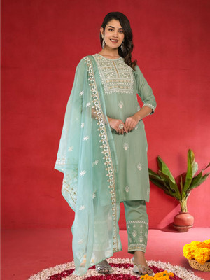 Varanga Women Kurta Pant Dupatta Set
