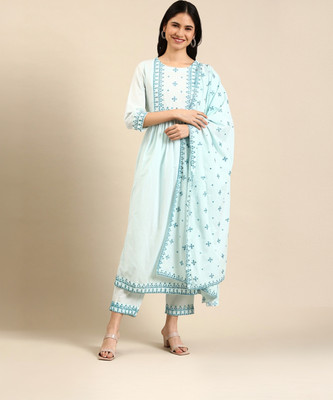 SHOWOFFFF Women Kurta Pant Dupatta Set