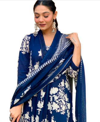 Raajshree collection Women Kurti Pant Dupatta Set