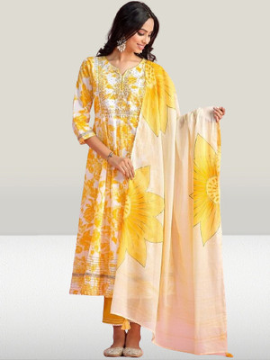 HIA LIFESTYLE Women Kurti Pant Dupatta Set