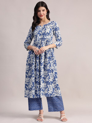 Aavyora Women Kurta Palazzo Set