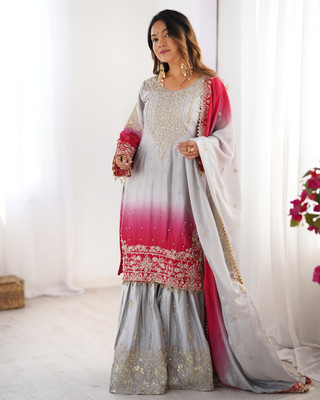 Tasrika Women Kurta Sharara Dupatta Set