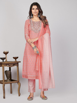 VBUYZ Women Kurta Pant Dupatta Set