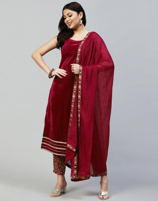 Skylee Women Kurta Pant Dupatta Set