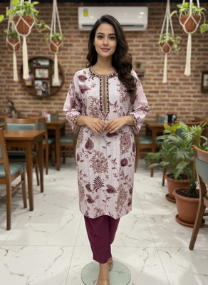 ZAYRAHETHNIK Women Kurti Pant Set