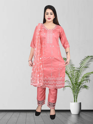 Zeeshu Choice Women Kurta Pant Dupatta Set