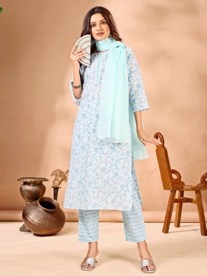 RUPSUNAARI Women Kurti Pant Dupatta Set