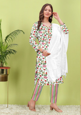 Nisa Style Women Kurti Pant Dupatta Set