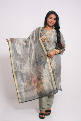 nachinda Women Kurta Pant Dupatta Set